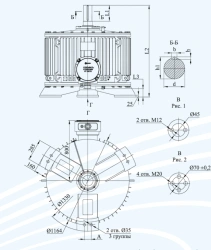 DVV 560 Vertical Explosion-Proof Asynchronous Motor 37 kW