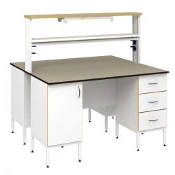Laboratory Island Table 1500 OFLg - Ideal for Collaborative Work