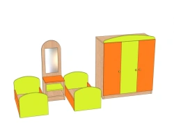 Children's Play Corner "Living Room" Model IU-JK