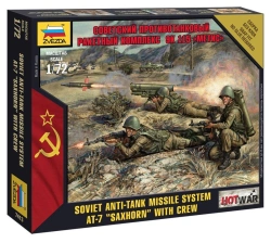 Soviet Anti-Tank Missile System Metis Assembly Model with Crew