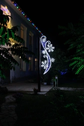 Decorative Outdoor LED Panel "Morozko" - Wall-Mounted Light (220V, 24V, 12V Modifications)