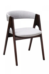 Comfortable Soft Chair with Wooden Frame