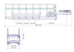 Panel Transport Semi-Trailer PPP4, Type PPC3, Modification 92293-0000010-01