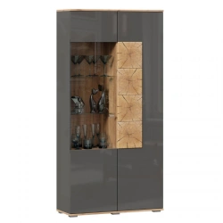 Fiji LD.659010.000 Right Double-Door Cabinet (Golden Oak/Anthracite)