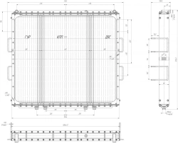 Oil Radiator Block for Hydraulic System Cooling 744Р1-1013.000-1