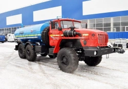 Food Liquid Tanker Truck (ACPT) UZST Brand, Type UZST01, Modification 6620-24 on Ural 5557-74