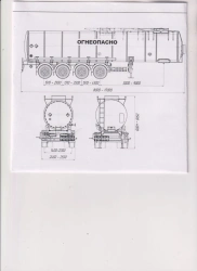Oil and Petroleum Semi-Trailer Tank PЦ-3-4, Model 92297-0000010-04 (Without Pump)