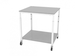 Adjustable Rolling Table for Equipment 700x600x640-800mm