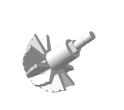 Hip Joint Prosthesis Milling Tool, Model 100.005.068