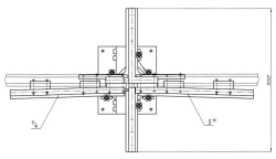 Crosspiece with Control Rails for Switching Project VSP038.01.000/-01/-02/-03/-04