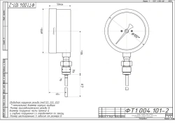 Bi-metallic Thermometer TBf-222 IP65 100 RSH