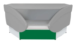 Non-Refrigerated Cash Register Counter P2629 "Ilet UV" Internal Corner (C)