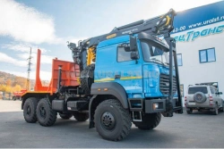 UST Forestry Vehicle 545348-02 with Crane: OMTL-70-01, OMTL-120-02, VM10L74 on Ural Chassis 55571-78, 55571-80, 55571-82, 5557