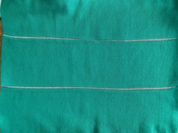 Elastic Cotton Knit Fabric 1x1 for Collars