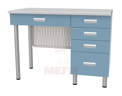 Laboratory Table with Cabinet and Drawers SL-04-MSK (SL-04-210)