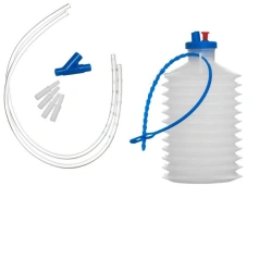 Sterile Single-Use Active Wound Drainage Device with Balloon, Corrugated