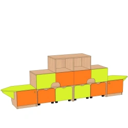 Children's Toy Storage Wall "Ship" SI-KR