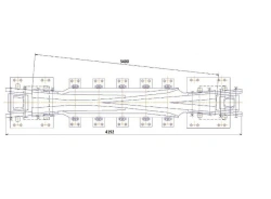 R65 Type Crosspiece for Switch Installation Model 1088.00.000-02