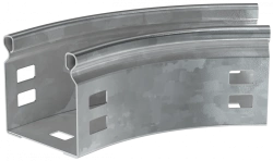 Smooth 45° Bend Cable Tray Type G01 CPG01-0-45-050-150-HDZ