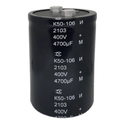 Aluminum Electrolytic Capacitors K50-106 EVAЯ.673541.063ТУ