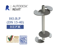 Fixed Support with Threaded Connection for Water Supply NO.V.R DN 15-40 (Stainless Steel)