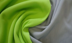 100% Cotton Ribbed Knit Fabric - Printed Cotton Ribana