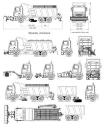 Combined Road Machine PSM-10.02 for Snow and Ice Removal