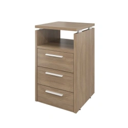 Functional Side Cabinet with 3 Drawers and Lock 450x450x750 (DB12_1+DB17_2+DB14)