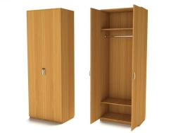 Spacious Wardrobe with Two Doors - Perfect for Organizing Clothes