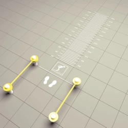 Long Jump Test Complex with Markings 320 cm MS-3