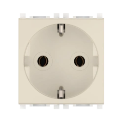 CADUCEUS ALING Experience Hidden Socket with Grounding 16A, 250V, Beige, Art. 74151.9