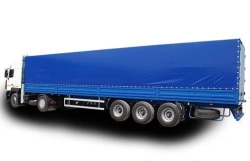 Flatbed Semi-Trailer with Tent and Rear Doors 932200-51.00.00.000