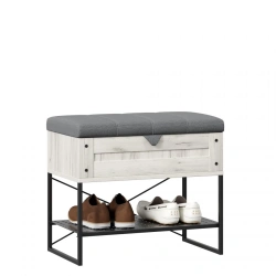 Sydney LD.672060.000 Bench 600 Export (White/Gray Oak Craft)