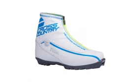 Trek CrossCountry5 White Ski Boots (Blue Logo) S