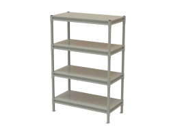 Heavy-Duty Metal Shelving Unit with Adjustable Shelves - UNIVERSAL
