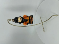 Handcrafted Glass Christmas Ornament "Eskimo