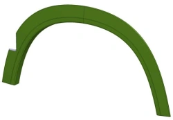 Decorative Rear Wheel Arch for GAZelle Microbus, Model A63R42-8404118-20