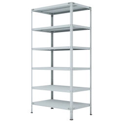 Durable Metal Office Shelf for Versatile Storage