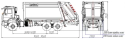 Rear-Loading Garbage Truck Model MK-4546-20
