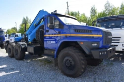 Special Truck Tractor with Crane Manipulator GIRD on Ural 4320 Chassis