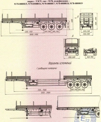 UZST Semi-Trailer Model 9178 for Safe Cargo Transport