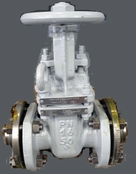 Steel Wedge Gate Valve with Rising Stem and Handwheel PN 1.6 MPa DN 50
