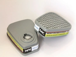 A1B1E1K1 Gas Mask Filter for Protection Against Organic and Inorganic Gases Model 088