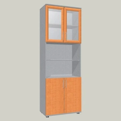 Document Cabinet with Two Glass Doors, Model SHR-5