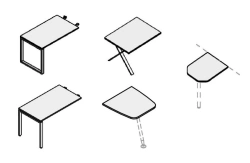 Office Briefing Extension with Metal Frame