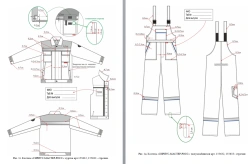Summer Protective Suit "SIRIUS-MASTER-ROSS": Short Jacket & Bib Overalls