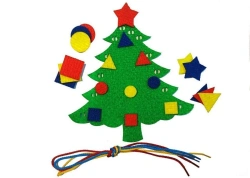 Educational Game "Christmas Tree" - Develop Color, Shape, Size Concepts