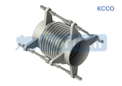 Shift Axial Bellows Compensator KSSO with Ties for Technological Pipelines DN 65mm to 1200mm
