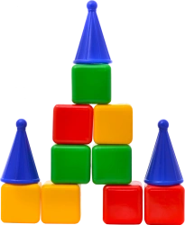 Tower" Medium Plastic Cube Set 1/13