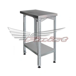 Foldable Inset Table with Stainless Steel Top